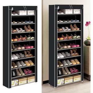 Unbranded 10-Tier Shoe Rack Cabinet (27 Pairs) Unbranded 10-Tier Shoe Rack Cabinet (27 Pairs)