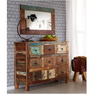 Home Source Beverly Large 9 Drawer Chest of Drawers Storage Bedroom Cabinet Rustic Wood Home Source Beverly Large 9 Drawer Chest of Drawers Storage Bedroom Cabinet Rustic Wood