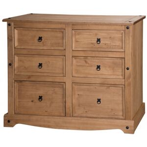 Mercers Furniture Corona 6 Drawer Chest Solid Pine Bedroom Furniture Mercers Furniture Corona 6 Drawer Chest Solid Pine Bedroom Furniture