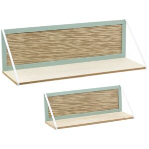 Carousel Set Of 2 Wooden Floating Display Shelves Pack Of 2 Wood Shelf Storage Racks Carousel Set Of 2 Wooden Floating Display Shelves Pack Of 2 Wood Shelf Storage Racks