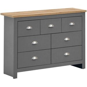 Timber Art Design UK Lisbon Bedroom Chest of 3+4 Drawers Storage Furniture Light Grey Timber Art Design UK Lisbon Bedroom Chest of 3+4 Drawers Storage Furniture Light Grey
