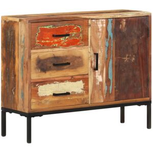 vidaXL Solid Reclaimed Wood Sideboard Wooden Cupboard Console Table Cabinet vidaXL Solid Reclaimed Wood Sideboard Wooden Cupboard Console Table Cabinet