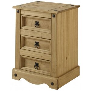 Mercers Furniture Corona Medium 3 Drawer Bedside Solid Pine Bedroom Furniture Mercers Furniture Corona Medium 3 Drawer Bedside Solid Pine Bedroom Furniture