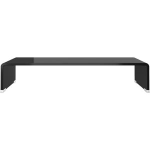 vidaXL TV Stand/Monitor Riser Black - TV Stand/Monitor Riser vidaXL TV Stand/Monitor Riser Black - TV Stand/Monitor Riser
