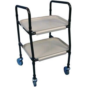 Loops Height Adjustable Meal Trolley - Clip on Trays - Tubular Steel Frame - 850 955mm Loops Height Adjustable Meal Trolley - Clip on Trays - Tubular Steel Frame - 850 955mm