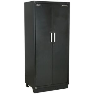 Loops 930mm Heavy Duty Modular Floor Cabinet - Full Height - Two Door - Cylinder Lock - Heavy-Duty Steel Storage Loops 930mm Heavy Duty Modular Floor Cabinet - Full Height - Two Door - Cylinder Lock - Heavy-Duty Steel Storage