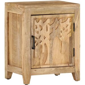 vidaXL Solid Mango Wood Bedside Cabinet Nightstand Bed Stand Storage Cabinet vidaXL Solid Mango Wood Bedside Cabinet Nightstand Bed Stand Storage Cabinet