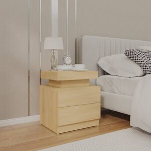 vidaXL Bedside Cabinet Sonoma Oak Engineered Wood Bed Telephone Stand Table vidaXL Bedside Cabinet Sonoma Oak Engineered Wood Bed Telephone Stand Table