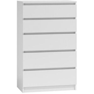 WHATSIZE ENTERPRISE (5 Drawer) MODERN - White Chest Of Drawers Bedroom Furniture Storage Bedside 2 t WHATSIZE ENTERPRISE (5 Drawer) MODERN - White Chest Of Drawers Bedroom Furniture Storage Bedside 2 t