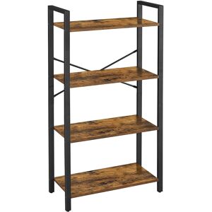 VASAGLE Industrial Style Wooden Bookcase Bookshelf Shelving Storage Unit VASAGLE Industrial Style Wooden Bookcase Bookshelf Shelving Storage Unit