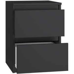 WHATSIZE ENTERPRISE (Large Bedside) MODERN - Black Chest Of Drawers Bedroom Furniture Storage Bedsid WHATSIZE ENTERPRISE (Large Bedside) MODERN - Black Chest Of Drawers Bedroom Furniture Storage Bedsid