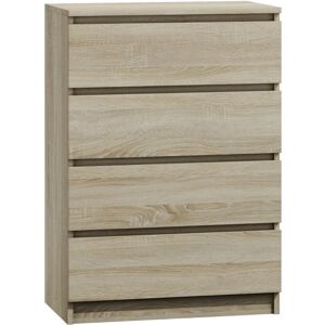 WHATSIZE ENTERPRISE (4 Drawer) MODERN - Sonoma Light Oak Chest Of Drawers WHATSIZE ENTERPRISE (4 Drawer) MODERN - Sonoma Light Oak Chest Of Drawers