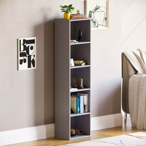 Home Discount (Grey) Oxford 5 Tier Cube Bookcase Tall Storage Display Home Discount (Grey) Oxford 5 Tier Cube Bookcase Tall Storage Display