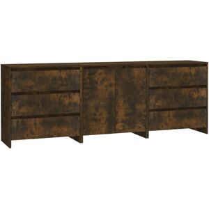 vidaXL Sideboard Smoked Oak - Sideboard vidaXL Sideboard Smoked Oak - Sideboard