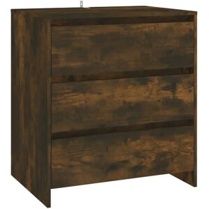 vidaXL Sideboard Brown Oak Chipboard Storage Side Drawer Cabinet - Sideboard vidaXL Sideboard Brown Oak Chipboard Storage Side Drawer Cabinet - Sideboard