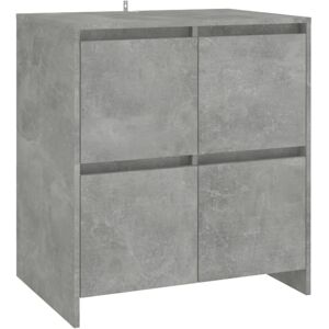 vidaXL Sideboard Concrete Grey - Storage Furniture vidaXL Sideboard Concrete Grey - Storage Furniture