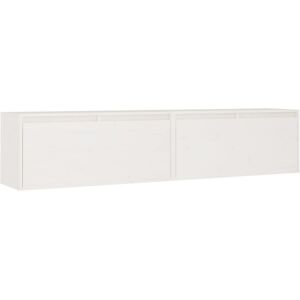 (white, 2) vidaXL Wall Cabinet Hanging Storage Cabinet Wall Cupboard Solid Wood (white, 2) vidaXL Wall Cabinet Hanging Storage Cabinet Wall Cupboard Solid Wood