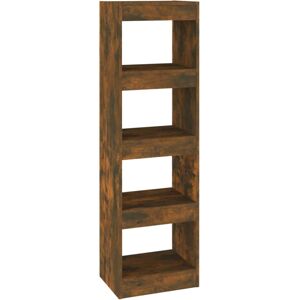 (smoked oak) vidaXL Book Cabinet/Room Divider Storage Book Shelf Furniture Multi (smoked oak) vidaXL Book Cabinet/Room Divider Storage Book Shelf Furniture Multi