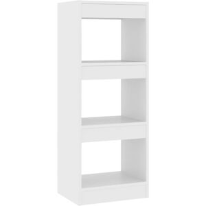 Nnevl White Book Cabinet - 40x30x103 Cm - Bookcase/Room Divider Nnevl White Book Cabinet - 40x30x103 Cm - Bookcase/Room Divider