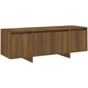 vidaXL Brown Oak TV Cabinet - Engineered Wood - 120x30x40.5 cm - TV Stand vidaXL Brown Oak TV Cabinet - Engineered Wood - 120x30x40.5 cm - TV Stand