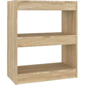 vidaXL Sonoma Oak Bookshelf / Room Divider - Bookshelf / Room Divider vidaXL Sonoma Oak Bookshelf / Room Divider - Bookshelf / Room Divider