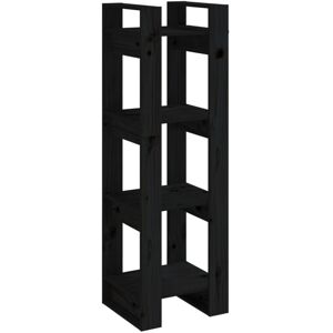 (black) vidaXL Solid Wood Pine Book Cabinet/Room Divider Storage Shelf Multi Col (black) vidaXL Solid Wood Pine Book Cabinet/Room Divider Storage Shelf Multi Col