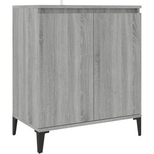 (grey sonoma) vidaXL Sideboard Engineered Wood Cabinet Side Cabinet Hall Table M (grey sonoma) vidaXL Sideboard Engineered Wood Cabinet Side Cabinet Hall Table M