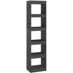 vidaXL Book Cabinet/Room Divider Grey - Living Room Furniture vidaXL Book Cabinet/Room Divider Grey - Living Room Furniture
