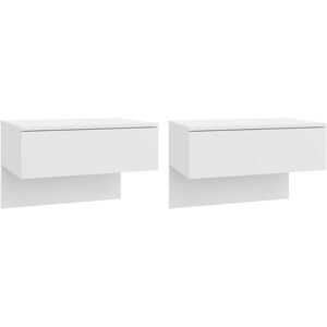 (high gloss white, 2) vidaXL Wall Bedside Cabinet Floating Nightstand Bedside Un (high gloss white, 2) vidaXL Wall Bedside Cabinet Floating Nightstand Bedside Un