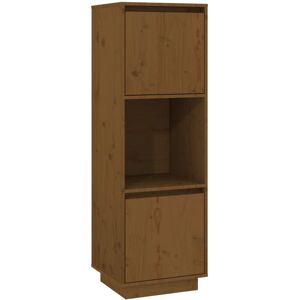 (honey brown) vidaXL Solid Wood Pine Highboard Indoor Wooden Console Cabinet Mul (honey brown) vidaXL Solid Wood Pine Highboard Indoor Wooden Console Cabinet Mul