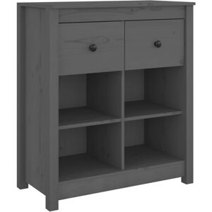 (grey) vidaXL Solid Wood Pine Sideboard Home Storage Cabinet Highboard Multi Col (grey) vidaXL Solid Wood Pine Sideboard Home Storage Cabinet Highboard Multi Col