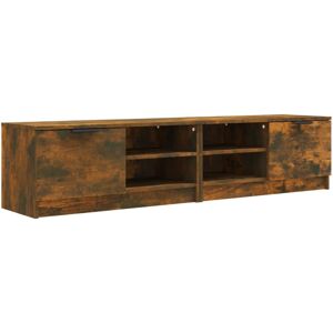 vidaXL 1/2x TV Cabinet Smoked Oak - TV Cabinet vidaXL 1/2x TV Cabinet Smoked Oak - TV Cabinet