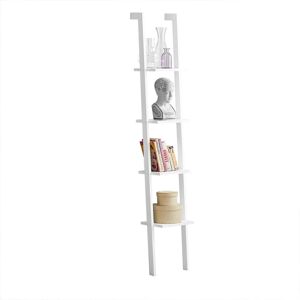SoBuy® FRG15-W, 4 Tiers Ladder Shelf Bookcase Storage Display Shelving SoBuy® FRG15-W, 4 Tiers Ladder Shelf Bookcase Storage Display Shelving