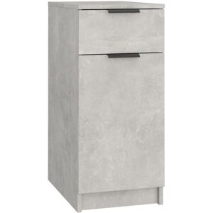 (concrete grey) vidaXL Desk Cabinet Desk Cupboard Home Office Storage Cabinet En (concrete grey) vidaXL Desk Cabinet Desk Cupboard Home Office Storage Cabinet En