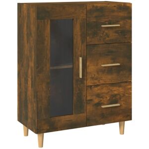 (smoked oak) vidaXL Sideboard Engineered Wood Side Cabinet Home Organiser Multi (smoked oak) vidaXL Sideboard Engineered Wood Side Cabinet Home Organiser Multi