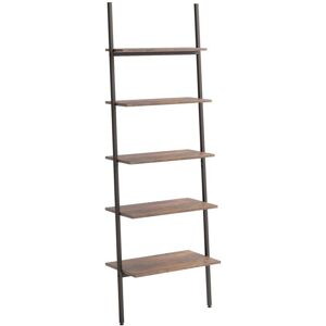 (dark brown) vidaXL Leaning Shelf Bookcase Bookshelf Shelving Unit Storage Rack (dark brown) vidaXL Leaning Shelf Bookcase Bookshelf Shelving Unit Storage Rack