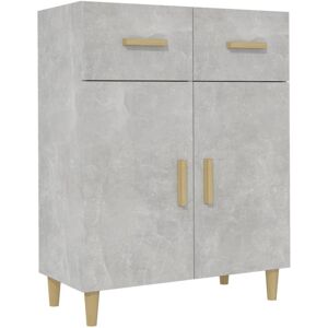 (concrete grey) vidaXL Sideboard Engineered Wood Console Cabinet Home Organiser (concrete grey) vidaXL Sideboard Engineered Wood Console Cabinet Home Organiser