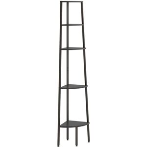 (black, 45.5 x 31.5 x 180 cm) vidaXL Corner Shelf Bookcase Bookshelf Shelving Un (black, 45.5 x 31.5 x 180 cm) vidaXL Corner Shelf Bookcase Bookshelf Shelving Un