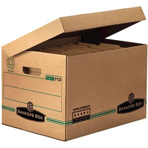 Fellowes Extra Strength Hinged Lid Bankers Archive Box Fellowes Extra Strength Hinged Lid Bankers Archive Box