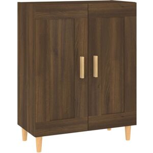 (Brown oak) vidaXL Sideboard Engineered Wood Side Cabinet Home Organiser Multi C (Brown oak) vidaXL Sideboard Engineered Wood Side Cabinet Home Organiser Multi C