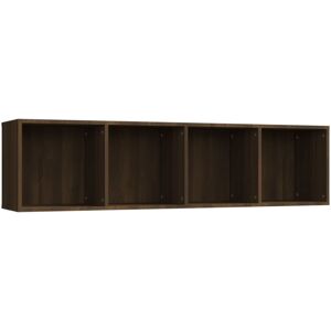 (Brown oak) vidaXL Book Cabinet/TV Cabinet Living Room Wall Shelf Book Stand Wal (Brown oak) vidaXL Book Cabinet/TV Cabinet Living Room Wall Shelf Book Stand Wal
