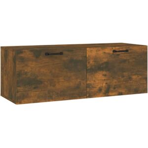 vidaXL Smoked Oak Wall Cabinet - Wall Type vidaXL Smoked Oak Wall Cabinet - Wall Type