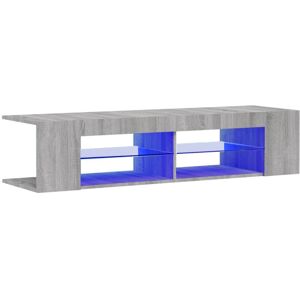 vidaXL Grey Sonoma LED TV Cabinet - TV cabinet/entertainment centre vidaXL Grey Sonoma LED TV Cabinet - TV cabinet/entertainment centre