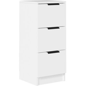 (White, 1) vidaXL Sideboard Telephone Cabinet Nightstand Side Cabinet Engineered (White, 1) vidaXL Sideboard Telephone Cabinet Nightstand Side Cabinet Engineered