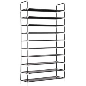Unbranded 10 Tiers Shoe Rack Space Saving Easy Assemble for 50 Pairs of Shoes Unbranded 10 Tiers Shoe Rack Space Saving Easy Assemble for 50 Pairs of Shoes