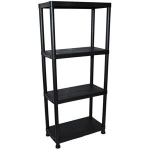 Taha PLASTIC STORAGE SHELVES 4 TIER SHELVING HOME GARAGE ORGANISER SHELF Taha PLASTIC STORAGE SHELVES 4 TIER SHELVING HOME GARAGE ORGANISER SHELF