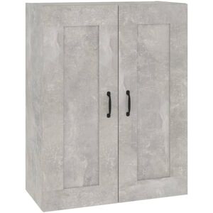 (Concrete grey) vidaXL Hanging Wall Cabinet Storage Cabinet Wall Cupboard Floati (Concrete grey) vidaXL Hanging Wall Cabinet Storage Cabinet Wall Cupboard Floati