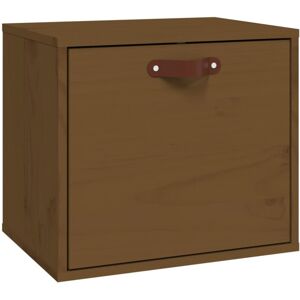 (Honey brown) vidaXL Solid Wood Pine Wall Cabinet Wooden Floating Wall Unit Mult (Honey brown) vidaXL Solid Wood Pine Wall Cabinet Wooden Floating Wall Unit Mult