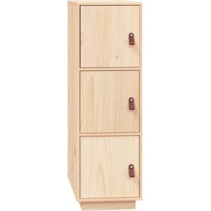 (Brown) vidaXL Solid Wood Pine Highboard Sideboard Storage Cupboard Multi Colour (Brown) vidaXL Solid Wood Pine Highboard Sideboard Storage Cupboard Multi Colour