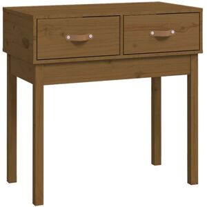 (Honey brown, 76.5 x 40 x 75 cm) vidaXL Solid Wood Pine Console Table Side Sofa (Honey brown, 76.5 x 40 x 75 cm) vidaXL Solid Wood Pine Console Table Side Sofa